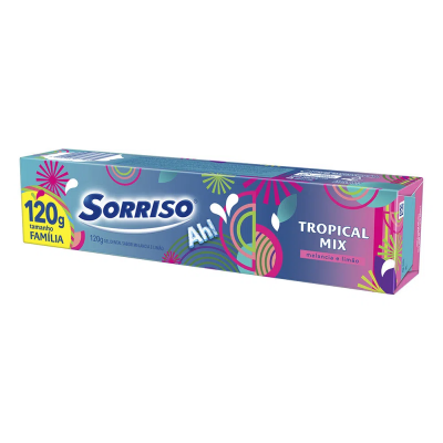 CREME DENTAL SORRISO TROPICAL MIX 120G