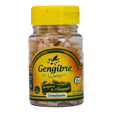 GENGIBRE DA NATUREZA 30G CRISTALIZADO COM ABACAXI