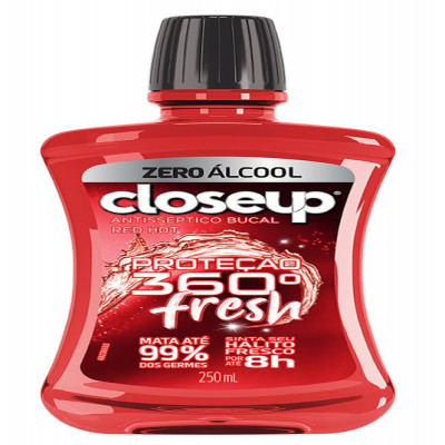 ANTICÉPTICO CLOSEUP RED HOT 250ML