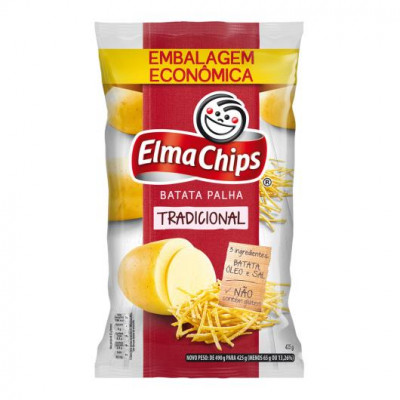 BATATA ELMA CHIPS PALHA 425 GRAMAS