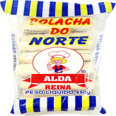 BOLACHA DO NORTE ALDA 450 GRAMAS CHAMPAGNE