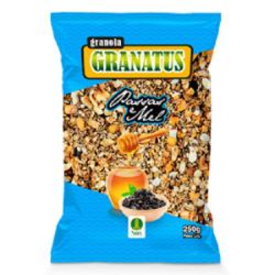 GRANOLA GRANATUS PASSAS E MEL 250G