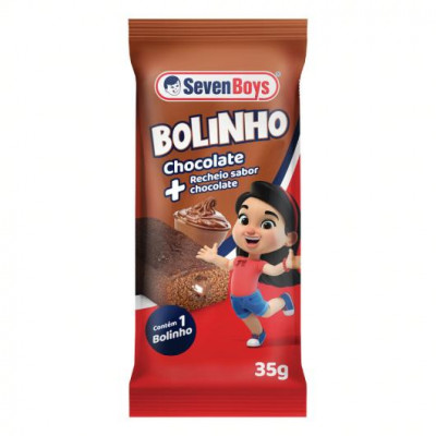 BOLINHO SEVEN BOYS CHOCOLATE 35 GRAMAS