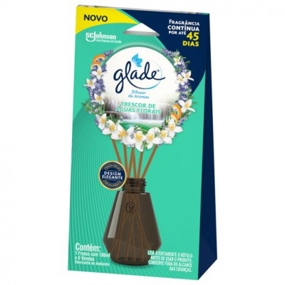 DIFUSOR DE AMBIENTE FRESCOR DE ÁGUAS FLORAIS GLADE 100ML