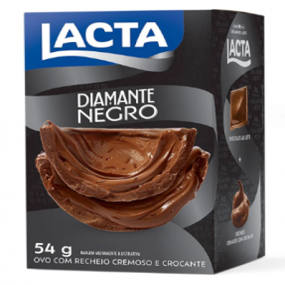 CHOCOLATE LACTA OVO DIAMANTE NEGRO C/RECH.54GR