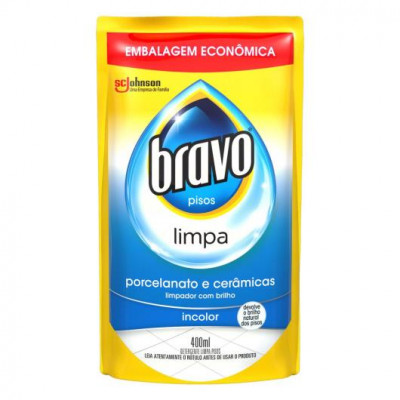 LIMPADOR BRAVO CERAMICAS SACHE REFIL 400 ML