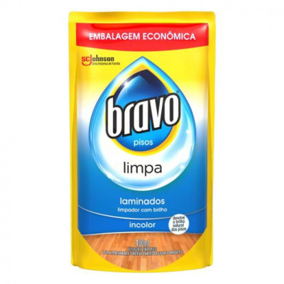 LIMPADOR BRAVO LAMINADOS SACHE 400 ML