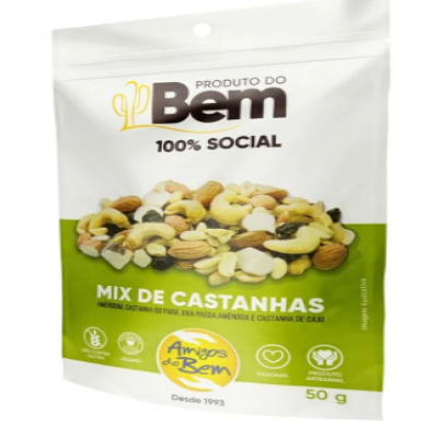 MIX DE CASTANHAS AMIGOS DO BEM 50GR