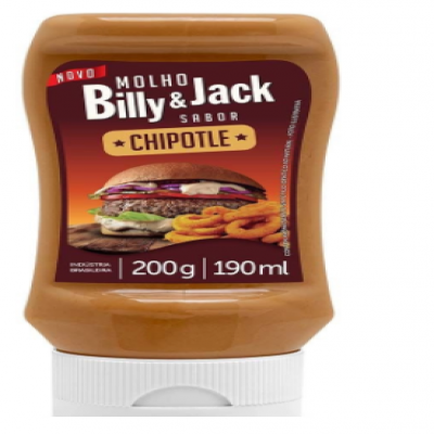 MOLHO SABOR CHIPOTLE 200G - BILLY & JACK