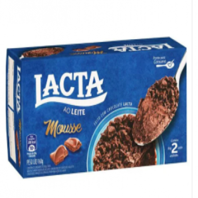 MOUSSE LACTA AO LEITE 160G