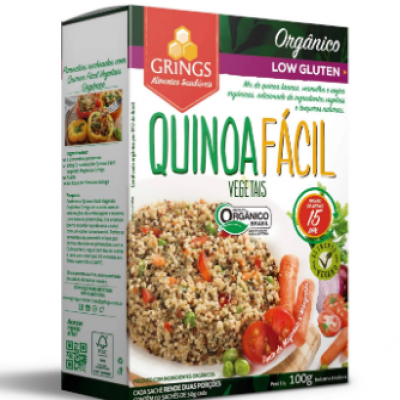 QUINOA FÁCIL GRINGS VEGETAIS 100 G