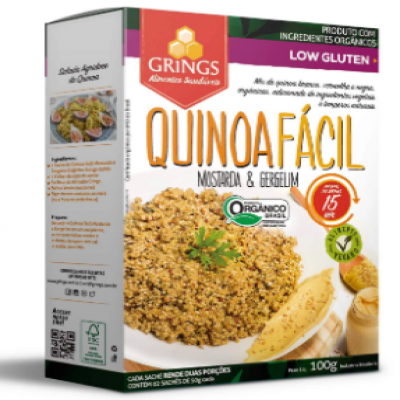 QUINOA GRINGS FACIL CASTANHA ORG.100 GR