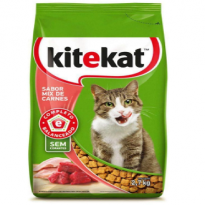 RAÇÃO KITEKAT GATO AD.MIX DE CARNE 2,7 G