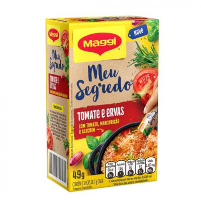 TEMPERO MAGGI MEU SEGREDO TOMATE ERVAS 49 GRAMAS