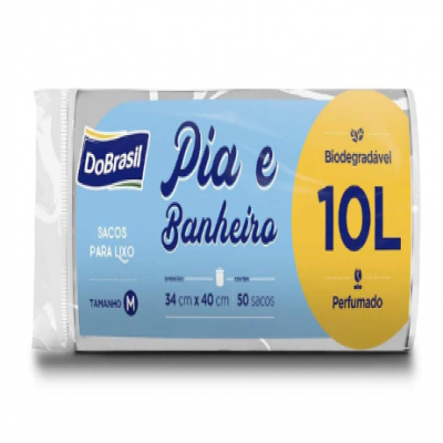 SACO DOBRASIL PIA/WC ROLO 10L C/50SC