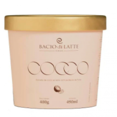 SORVETE BACIO DI LATTE COCCO 490 ML