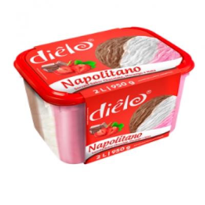 SORVETE TIELLO NAPOLITANO POTE 2 L