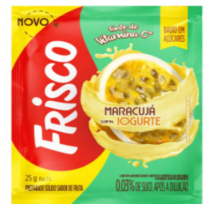 SUCO FRISCO MARACUJA COM IOGURTE 25G