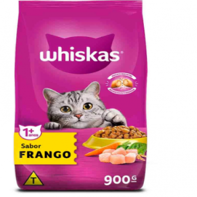 WHISKAS ADULTO FRANGO PCT.900GR