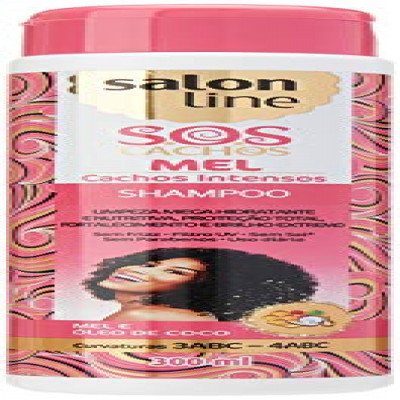 SALON LINE S.O.S CACHOS SHAMPOO MEL 300ML