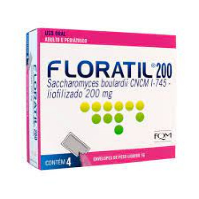 FLORATIL PEDIÁTRICO 4 ENVELOPE 200MG