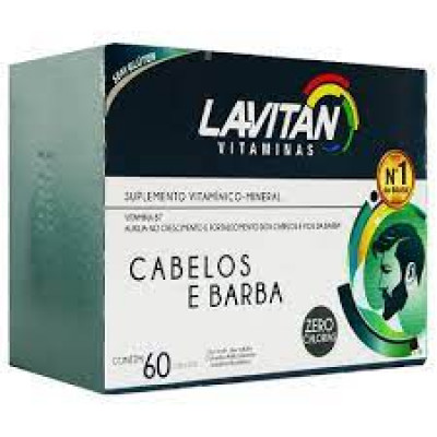 LAVITAN CABELO BARBA 60 CÁPSULAS