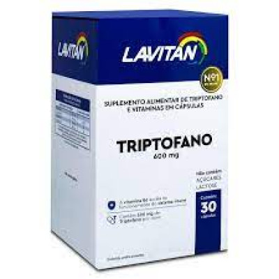LAVITAN TRIPTOFANO 600MG 30 CÁPSULAS