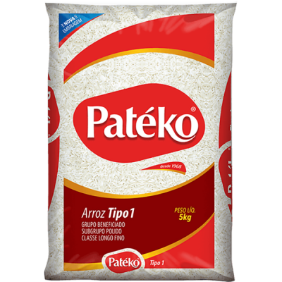 ARROZ PATEKO AGULHINHA 5 KG