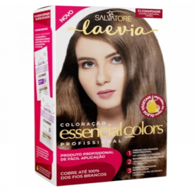 COLORAÇÃO SALVATORE LAEVIA ESSENCIAL COLORS 7.1 CHAMPAGNE