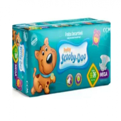 FRALDA SCOOBY DOO MEGA G COM 36