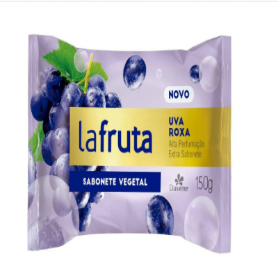 SABONETE DAVENE 150G LA FRUTA UVA ROXA