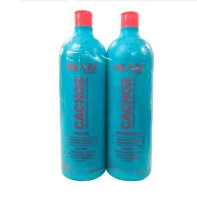 SKAZI KIT SHAMPOO+CONDICIONADOR CACHOS 1 LITRO