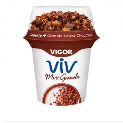 IOGURTE VIGOR VIV MIX GRANOLA E CACAU 140G