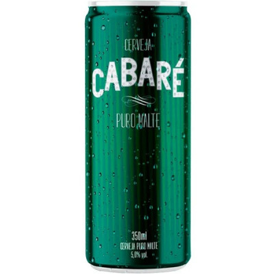 CERVEJA CABARE PURO MALTE 350ML LATA