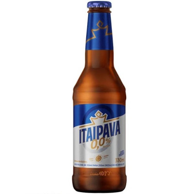 CERVEJA ITAIPAVA 0.0 ÁLCOOL LONG NECK 330ML