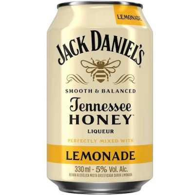 WHISKEY JACK DANIELS HONEY LEMONADE 330ML LATA