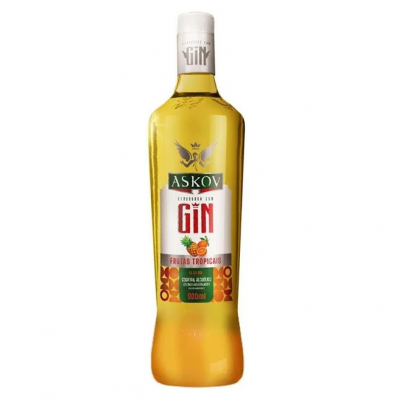 BEBIDA MISTA ASKOV GIN FRUTAS TROPICAIS 900ML