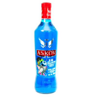 VODKA ASKOV BLUEBERRY 900ML