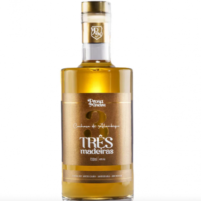 CACHAÇA TRES PEDRAS TRES MADEIRAS 700ML