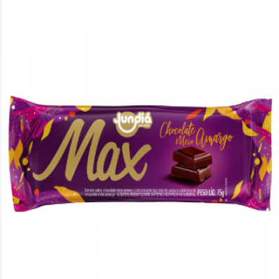 MAX COCOLATE AMARGO JUNDIA 75G