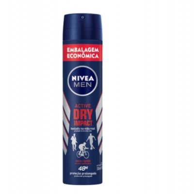 DESODORANTE NIVEA MEN AERO DRY IMPACT 200ML