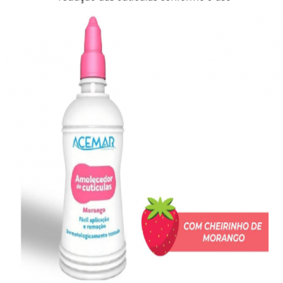 AMOLECEDOR ACEMAR CUTICULAS MORANGO 100ML