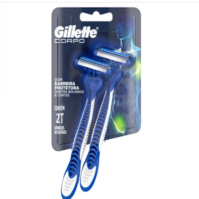 APARELHO GILLETTE CORPO 2UNIDADE