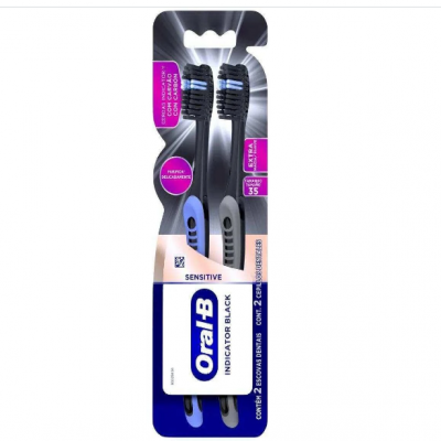 ESCOVA DENTAL ORAL B INDICATOR BLACK COM 2