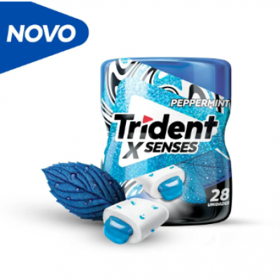 GOMA DE MASCAR X SENSES PEPPERMINT 54G - TRIDENT