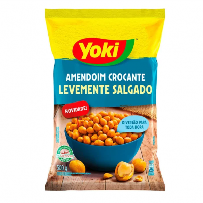 AMENDOIM CROCANTE LEVEMENTE SALGADO YOKI 500G