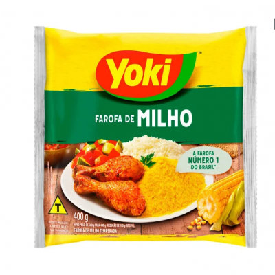 FAROFA PRONTA YOKI COM MILHO 400GR