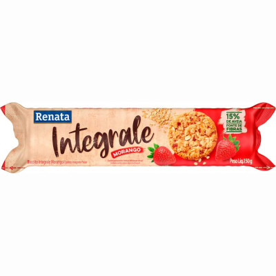 BISCOITO RENATA INTEGRALE MORANGO 150GR