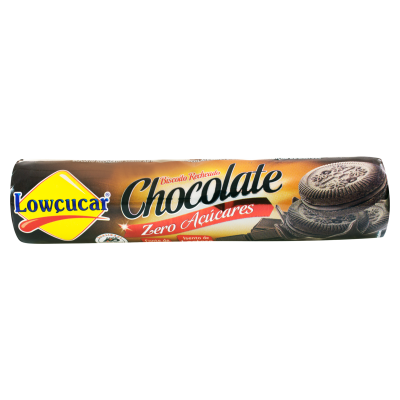 BISCOITO RECHEADO LOWÇUCAR CHOCOLATE 120GR