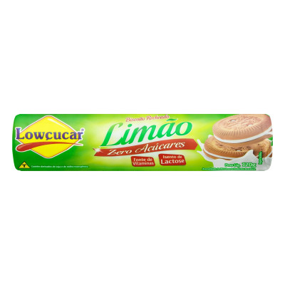 BISCOITO RECHEADO LOWÇUCAR LIMÃO 120GR